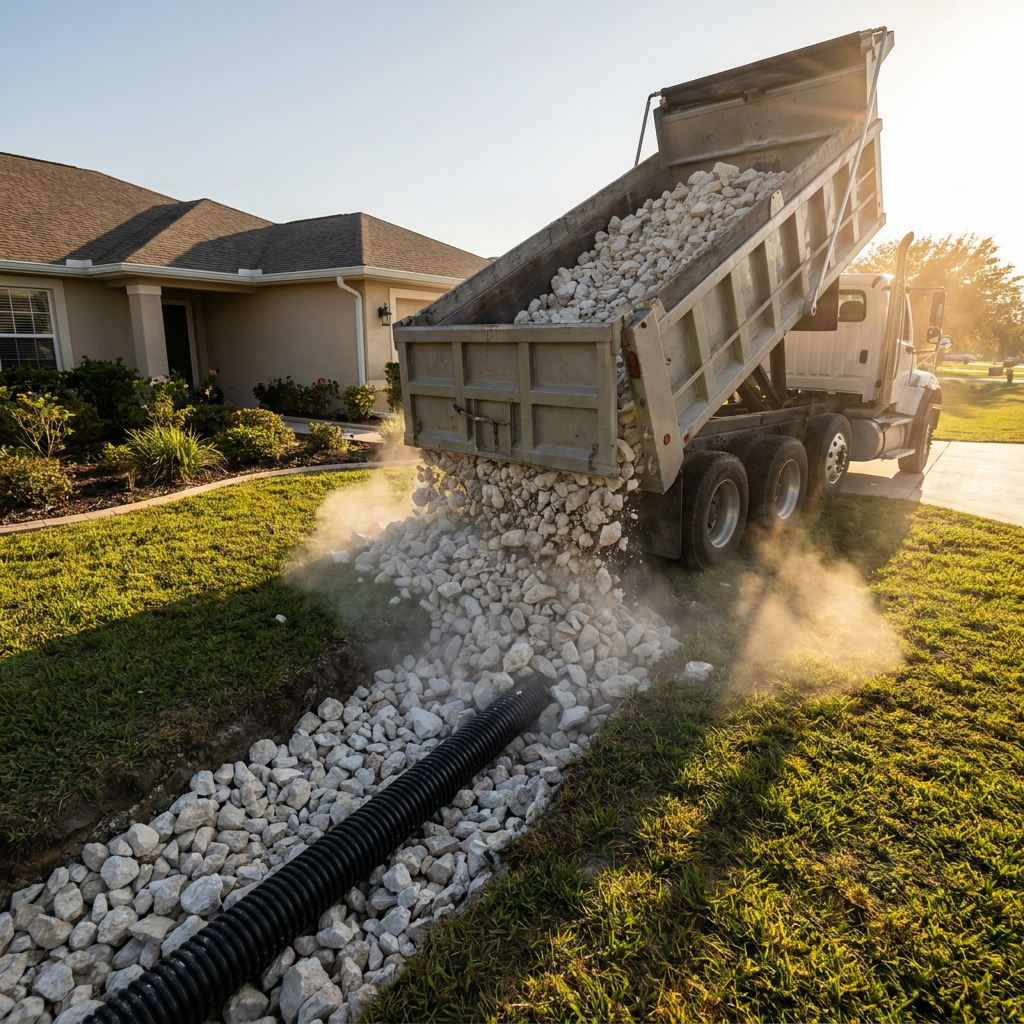 #4 Crushed Stone (1½" – 2½")